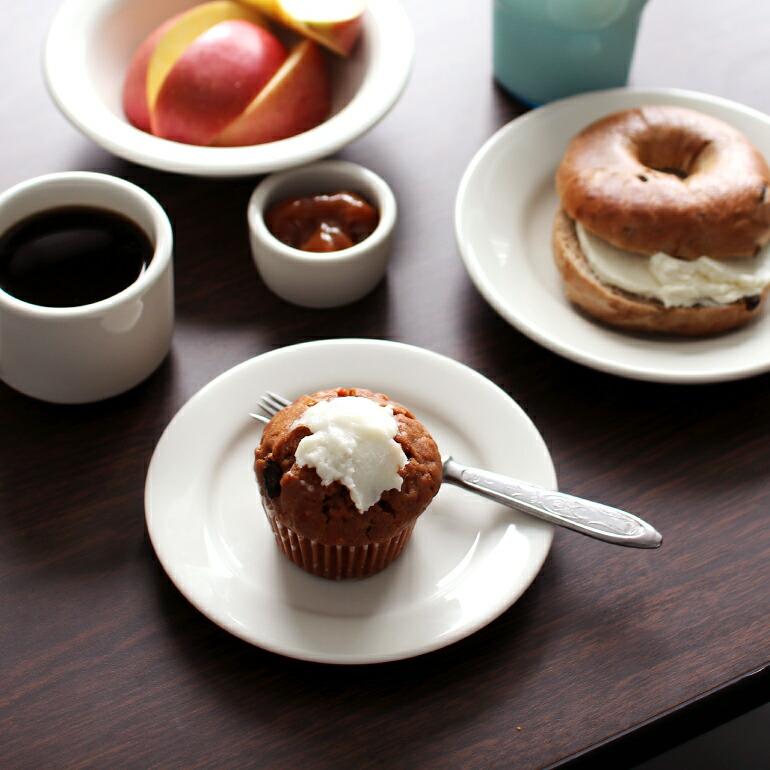 食器 アメリカ 平皿 パン プレート 16cm ダイナー ウェア 業務用 Tuxton タクストン Eggshell Bread Plate オフホワイト 磁器 | ブランド登録なし | 04