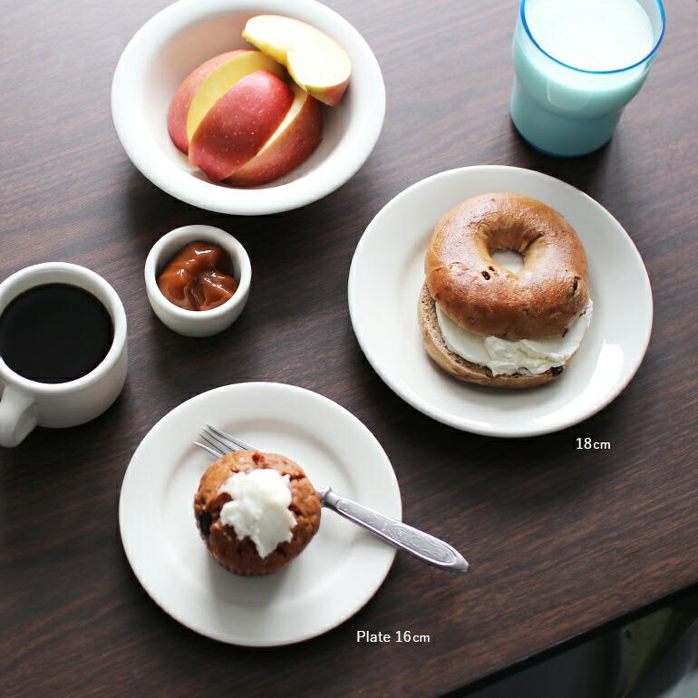 食器 アメリカ 平皿 パン プレート 16cm ダイナー ウェア 業務用 Tuxton タクストン Eggshell Bread Plate オフホワイト 磁器 | ブランド登録なし | 07