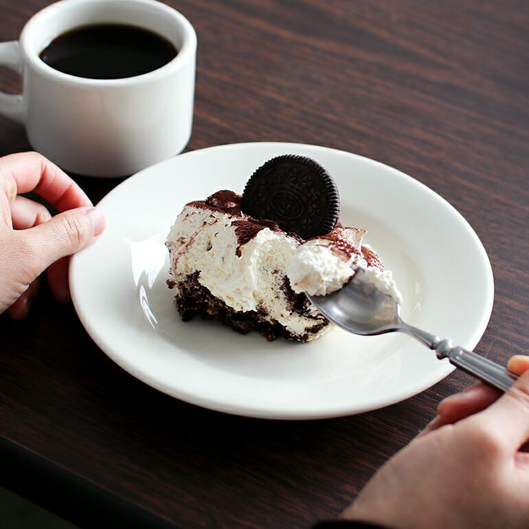 食器 アメリカ 平皿 デザート プレート 18cm ダイナー ウェア 業務用 Tuxton タクストン Eggshell Dessert Plate オフホワイト 磁器 | ブランド登録なし | 03