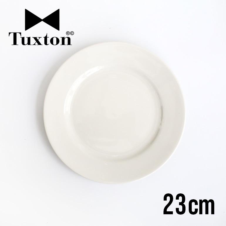 食器 アメリカ 平皿 サラダ プレート 23cm ダイナー ウェア 業務用 Tuxton タクストン Eggshell Salad Plate オフホワイト 磁器 | ブランド登録なし