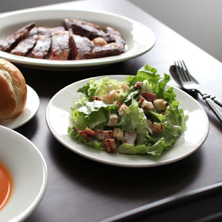 食器 アメリカ 平皿 サラダ プレート 23cm ダイナー ウェア 業務用 Tuxton タクストン Eggshell Salad Plate オフホワイト 磁器 | ブランド登録なし | 01