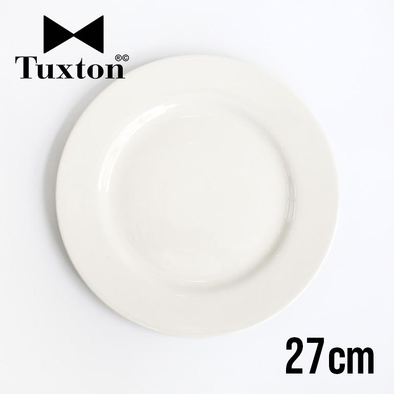 食器 アメリカ 平皿 ディナー プレート 27cm ダイナー ウェア 業務用 Tuxton タクストン Eggshell Dinner Plate オフホワイト 磁器 | ブランド登録なし