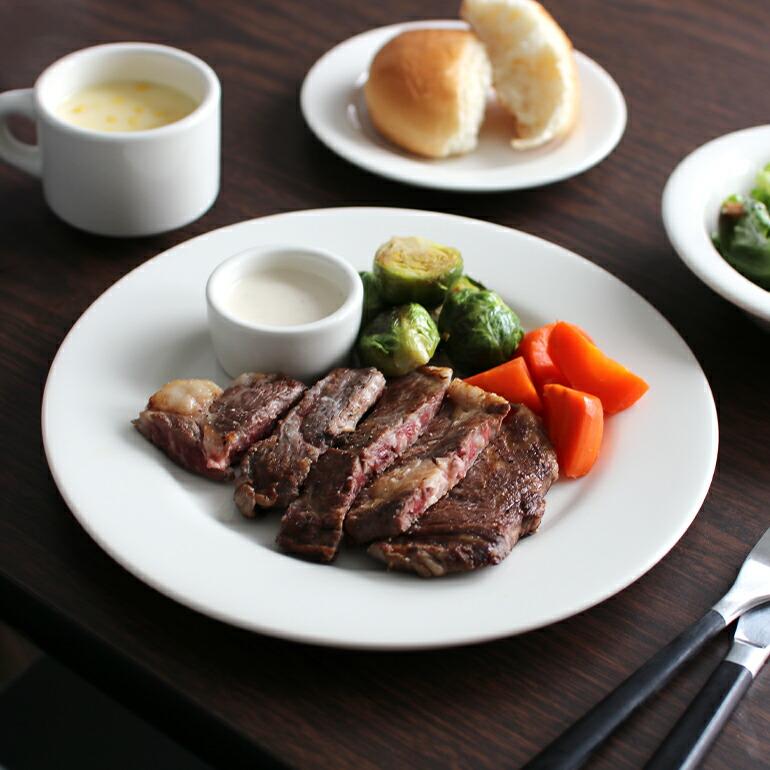 食器 アメリカ 平皿 ディナー プレート 27cm ダイナー ウェア 業務用 Tuxton タクストン Eggshell Dinner Plate オフホワイト 磁器 | ブランド登録なし | 01