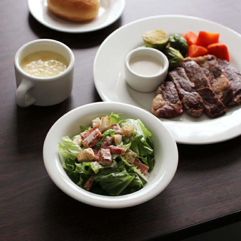 食器 アメリカ ボウル リム 17cm ダイナー ウェア 業務用 Tuxton タクストン Eggshell Shallow Bowl オフホワイト 磁器 | ブランド登録なし | 03