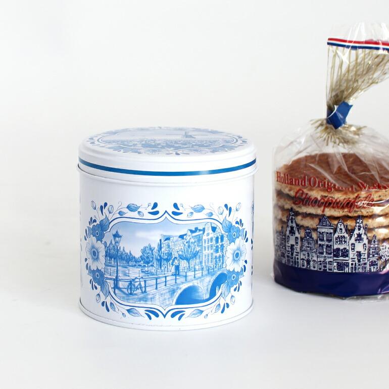 ストループワッフル クリスピーサンド 缶入り ギフト キャラメルシロップサンド シナモン 伝統菓子 8枚入 250g オランダ産 | ブランド登録なし | 03