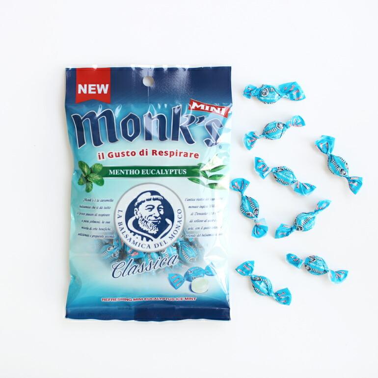 ミントキャンディ 飴 ユーカリ イタリア製 ミニサイズ おしゃれ AKELLAS アケラス モンクス ユーカリミントキャンディ 45g | ブランド登録なし