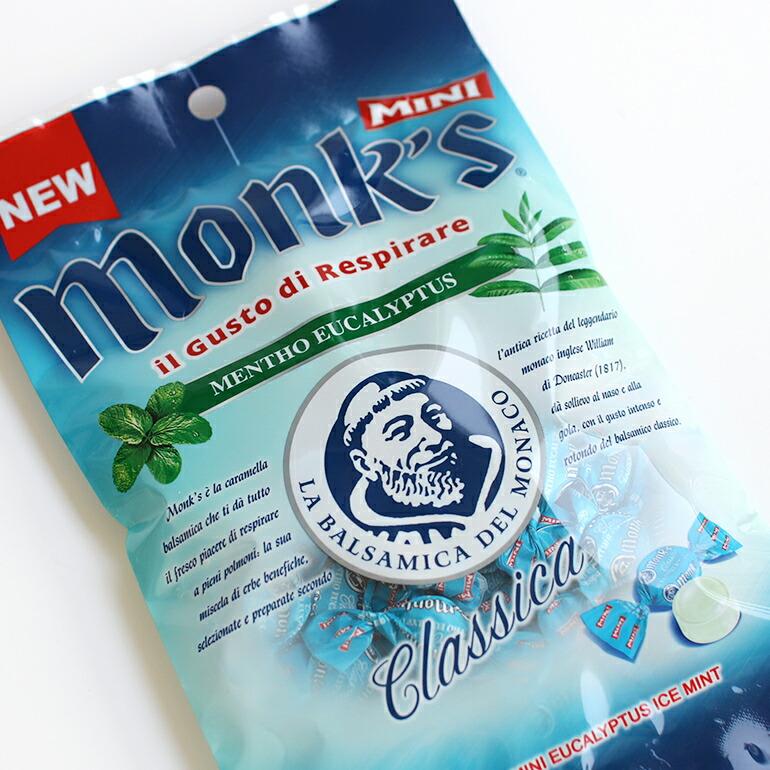 ミントキャンディ 飴 ユーカリ イタリア製 ミニサイズ おしゃれ AKELLAS アケラス モンクス ユーカリミントキャンディ 45g | ブランド登録なし | 01