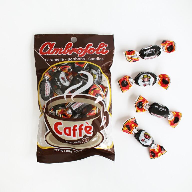 コーヒーキャンディ 飴 キャンディ イタリア 個包装 おしゃれ Ambrosoli アンブロッソリー  袋入り 80g | ブランド登録なし