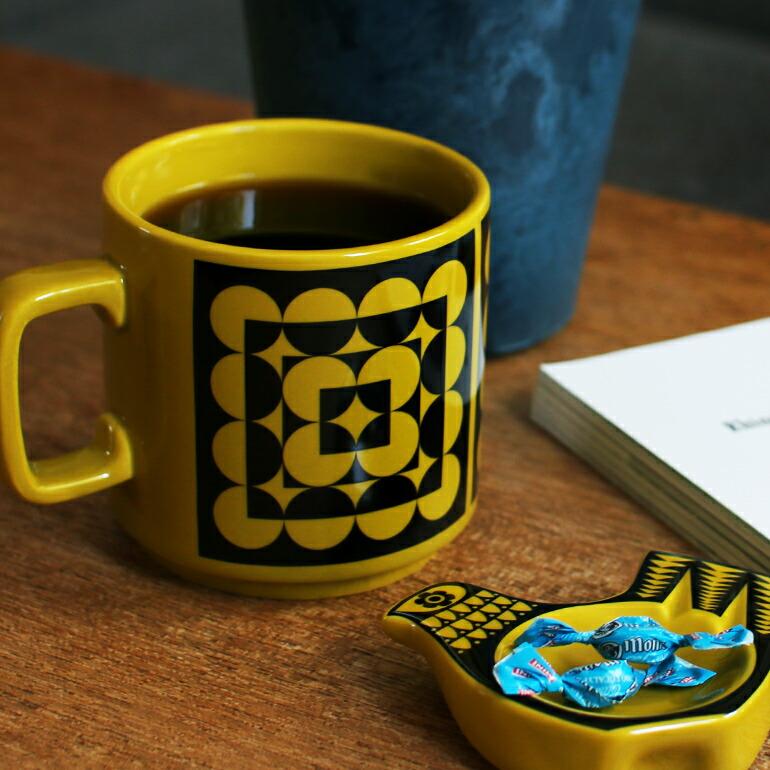 マグカップ 陶器 330ml 電子レンジ 食洗機 ホーンジー イギリス ミッドセンチュリー 復刻 レトロ ネコ 花 Magpie x HORNSEA マグパイ Hornsea Mug | ブランド登録なし | 16