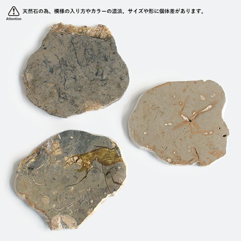 コースター 鉱物 おしゃれ amabro アマブロ 碧玉 アソート アクセサリートレイ インテリア グレー JASPER COASTER Gray | amabro | 04