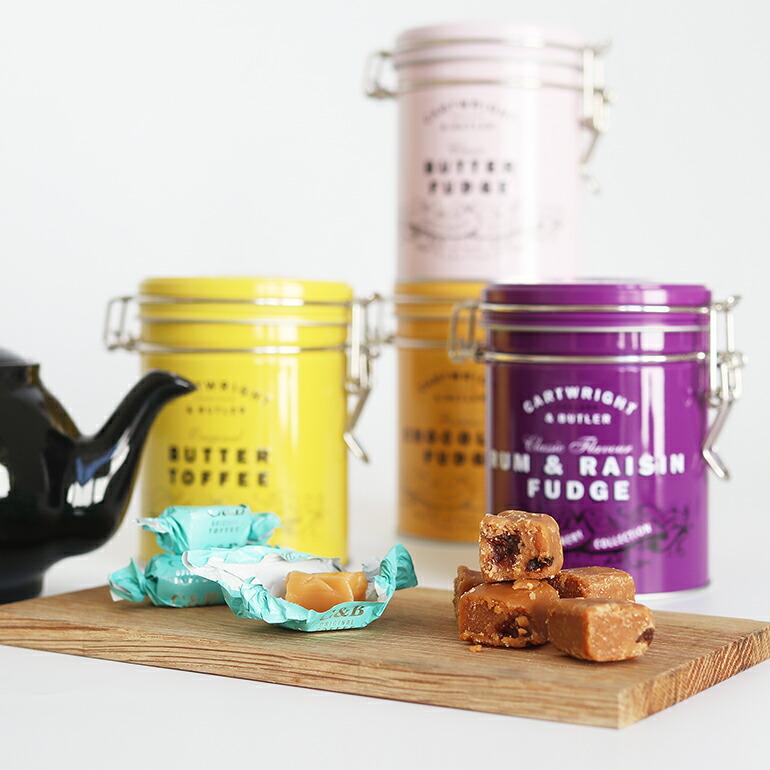 ファッジ トフィー お菓子 イギリス キャラメル バター ギフト CARTWRIGHT&BUTLER カートライト＆バトラー ファッジ・トフィー ティン缶入 | CARTWRIGHT ＆ BUTLER | 08