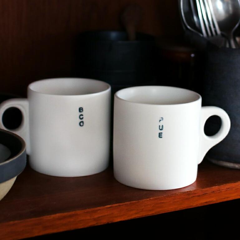 マグカップ おしゃれ PUEBCO プエブコ 300ml 陶器 ロゴ 電子レンジ 食洗機対応 NEW STANDARD MUG | PUEBCO | 01