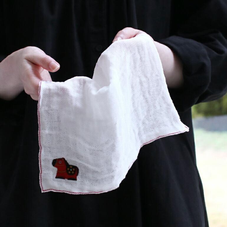 ふきん 干支 午 正月 2026年 中川政七商店 蚊帳ふきん 台ふきん クロス なかがわまさしちしょうてん 干支ふきん 午 (うま) | 中川政七商店 | 09