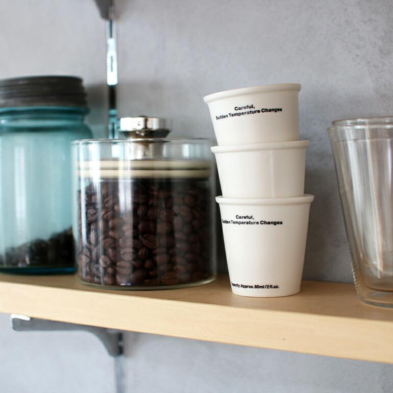 カップ エスプレッソ おしゃれ 紙コップ セラミック タンブラー 60ml プエブコ PUEBCO ノットペーパーカップ NOT PAPER CUP | PUEBCO | 04