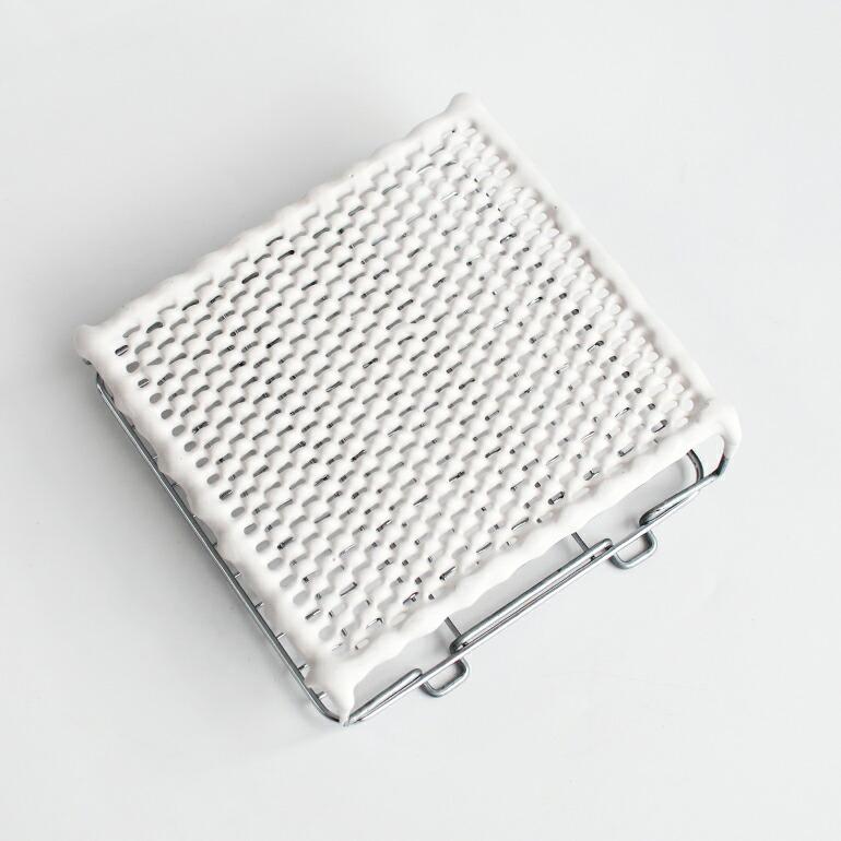 焼網 セラミック トースト 餅 炭火焼感覚 もっちり 遠赤外線 ガスコンロ専用 卓上セラミック焼網 白 | ブランド登録なし | 02