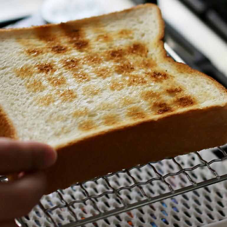 焼網 セラミック トースト 餅 炭火焼感覚 もっちり 遠赤外線 ガスコンロ専用 卓上セラミック焼網 白 | ブランド登録なし | 06