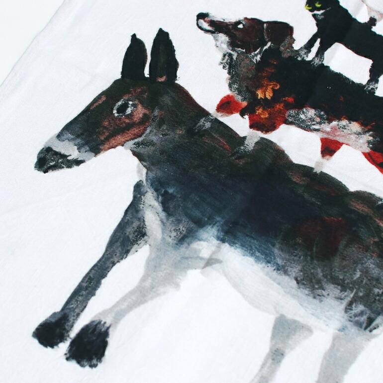 キッチンクロス コットンリネン キッチンタオル ふきん 手拭き おしゃれ ネコ 動物 Atelier KOTETSU アトリエコテツ | ブランド登録なし | 07