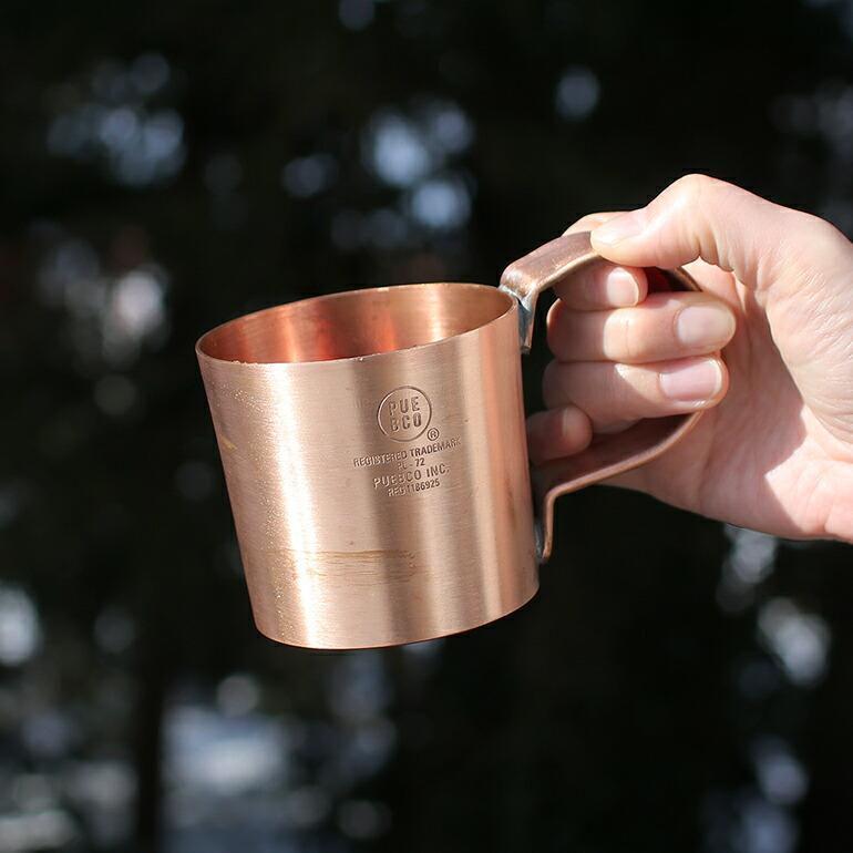マグカップ 銅製  銅マグ PUEBCO プエブコ コッパーマグ HEAVY COPPER MUG アウトドア おしゃれ | PUEBCO | 01