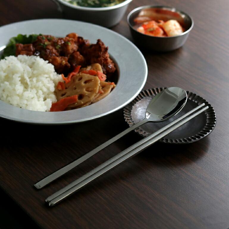 箸 ステンレス 韓国 チョッカラ 松野屋 まつのや カトラリー マイ箸 菜箸 シンプル | ブランド登録なし | 01