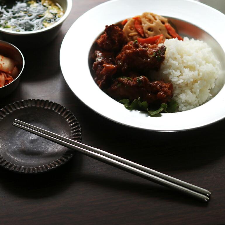 箸 ステンレス 韓国 チョッカラ 松野屋 まつのや カトラリー マイ箸 菜箸 シンプル | ブランド登録なし | 02