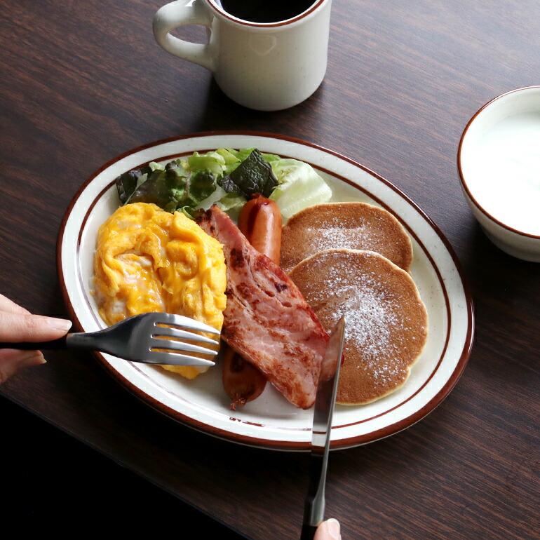 食器 アメリカ 楕円 オーバルプレート 24cm ダイナー ウェア 業務用 Tuxton タクストン ブラウンライン Bahamas Oval Plate | ブランド登録なし | 03