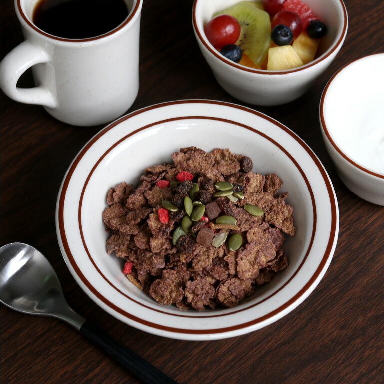 食器 アメリカ ボウル リム 17cm ダイナー ウェア 業務用 Tuxton タクストン ブラウンライン Bahamas Shallow Bowl | ブランド登録なし | 03