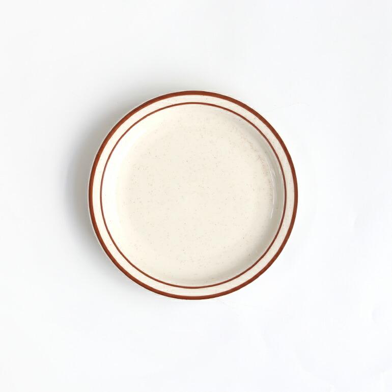 食器 アメリカ 平皿 デザートプレート 18cm ダイナー ウェア 業務用 Tuxton タクストン ブラウンライン Bahamas Dessert Plate | ブランド登録なし