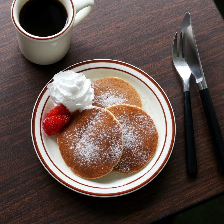 食器 アメリカ 平皿 デザートプレート 18cm ダイナー ウェア 業務用 Tuxton タクストン ブラウンライン Bahamas Dessert Plate | ブランド登録なし | 02