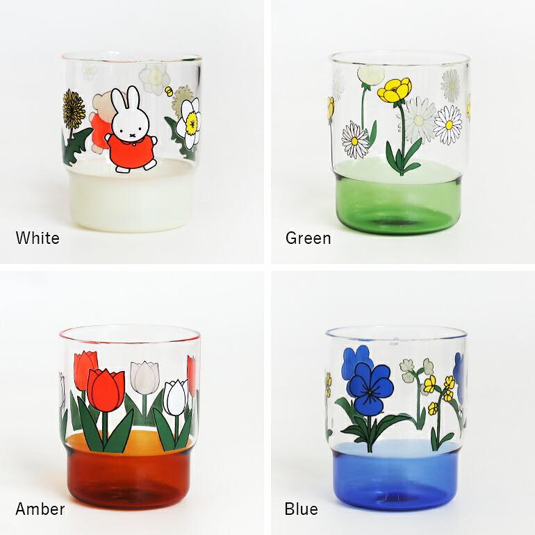 グラス カップ ミッフィー ディック・ブルーナ 耐熱ガラス スタッキング 300ml ボックス入り amabro アマブロ Dick Bruna×amabro FLOWER STACKING CUP | amabro | 07