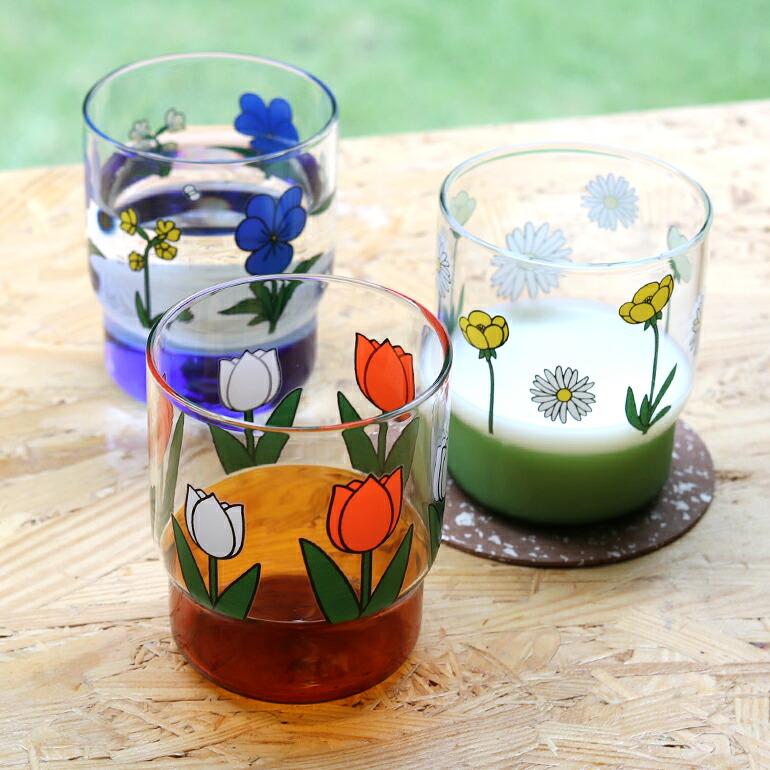 グラス カップ ミッフィー ディック・ブルーナ 耐熱ガラス スタッキング 300ml ボックス入り amabro アマブロ Dick Bruna×amabro FLOWER STACKING CUP | amabro | 08