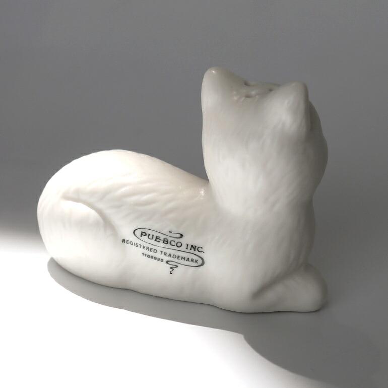 ソルト&ペッパー 調味料入れ 塩コショウ入れ ネコ 猫 PUEBCO プエブコ 陶器 おしゃれ CERAMIC SALT & PEPPER SHAKER SET / Cat | PUEBCO | 02
