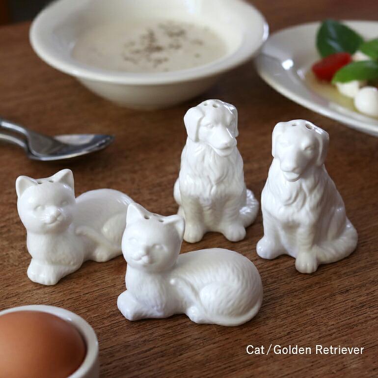 ソルト&ペッパー 調味料入れ 塩コショウ入れ ネコ 猫 PUEBCO プエブコ 陶器 おしゃれ CERAMIC SALT & PEPPER SHAKER SET / Cat | PUEBCO | 06