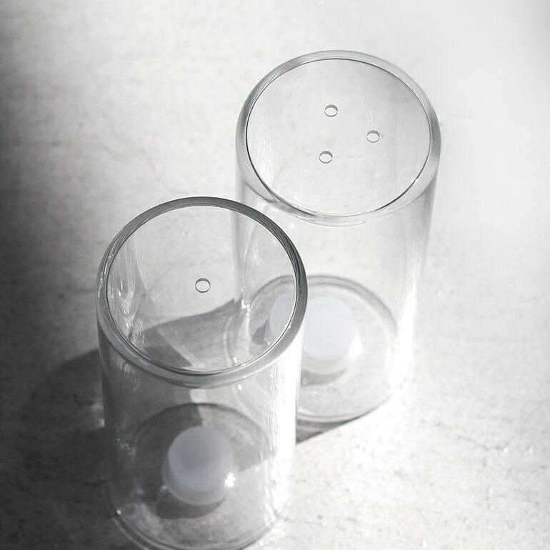 ソルト&ペッパー 調味料入れ 塩コショウ入れ PUEBCO プエブコ 耐熱ガラス シンプル BOROSILICATE GLASS SALT & PEPPER SHAKERS (セット) | PUEBCO | 01