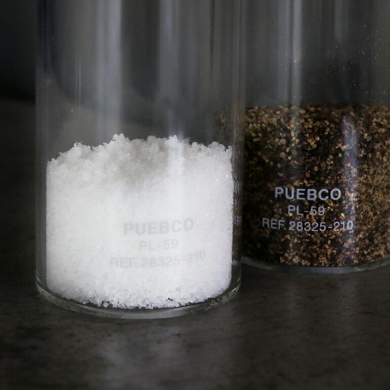 ソルト&ペッパー 調味料入れ 塩コショウ入れ PUEBCO プエブコ 耐熱ガラス シンプル BOROSILICATE GLASS SALT & PEPPER SHAKERS (セット) | PUEBCO | 04