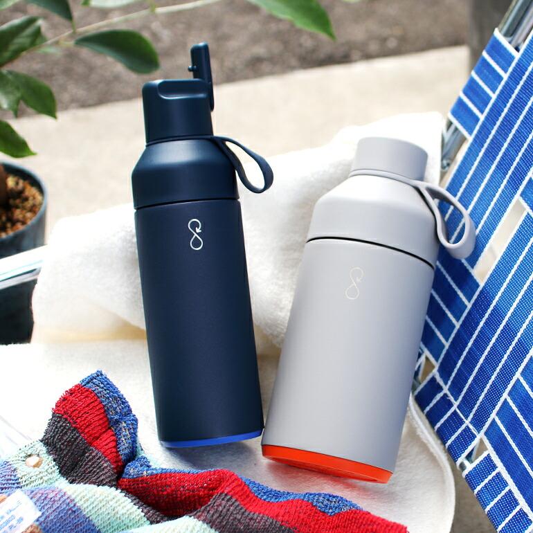 ウォーターボトル 水筒 ストロー 500ml ステンレス 真空断熱 サステナブル おしゃれ イギリス Ocean Bottle オーシャンボトル GO SPORTS | ブランド登録なし | 01