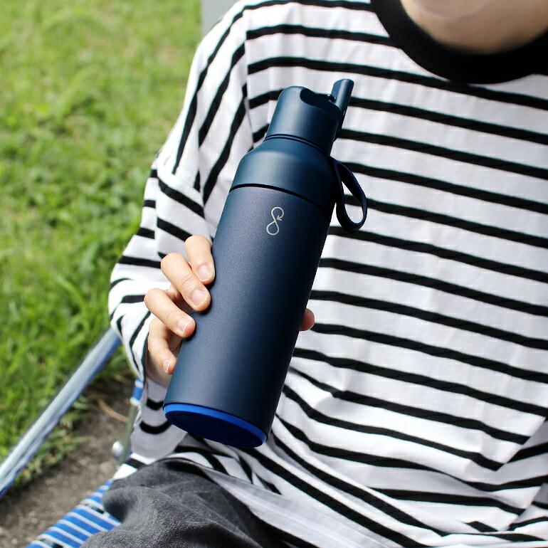 ウォーターボトル 水筒 ストロー 500ml ステンレス 真空断熱 サステナブル おしゃれ イギリス Ocean Bottle オーシャンボトル GO SPORTS | ブランド登録なし | 02