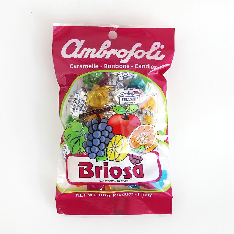 キャンディ 飴 輸入お菓子 イタリア フルーツラムネ入り おしゃれ 個包装 Ambrosoli アンブロッソリー フィズパウダー 袋入り 80g | ブランド登録なし | 01
