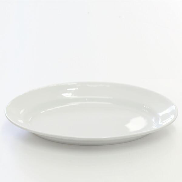 平皿 楕円 磁器 ホワイト シンプル イタリア製 業務用食器 Saturnia サタルニア チボリ オーバルプレート 38cm | Saturnia