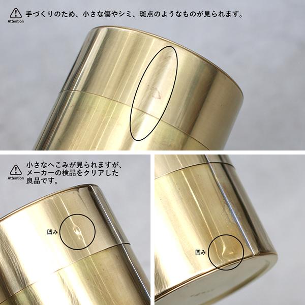 缶 銅 小物入れ 茶筒 ティー缶 コーヒー缶 コッパー 整理 収納 インテリア 日本製 職人手作り SyuRo シュロ 丸缶 小 銅 | SyuRo | 03