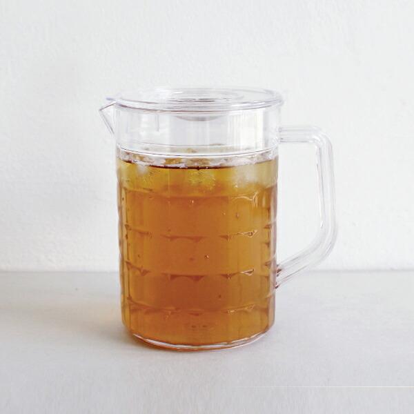 サーバー ジャグ ピッチャー キラキラピッチャー  冷水ポット プラスチック クリア 軽い 水出し 1.2L 1200ml BUFF バフ | BUFF