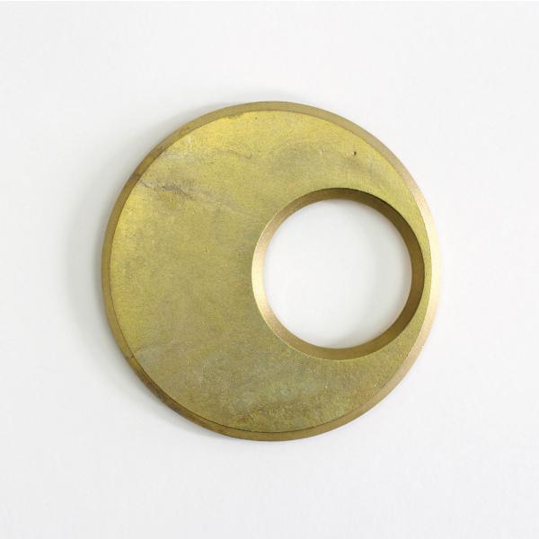 鍋敷き 月 真鍮 ポットマット 鋳物 鋳肌 二上 日本製 フタガミ FUTAGAMI | FUTAGAMI