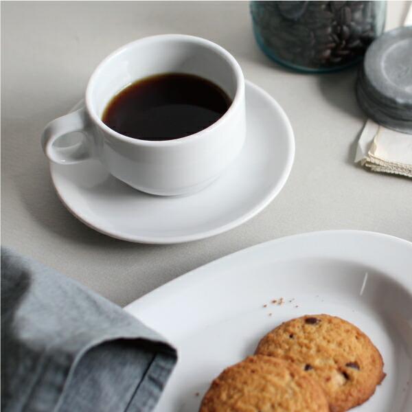 カップ＆ソーサー 磁器 ホワイト 150ml スタッキング シンプル スペイン製 業務用食器 エスプレッソカップ ポルバサル Porvasal | ブランド登録なし | 02