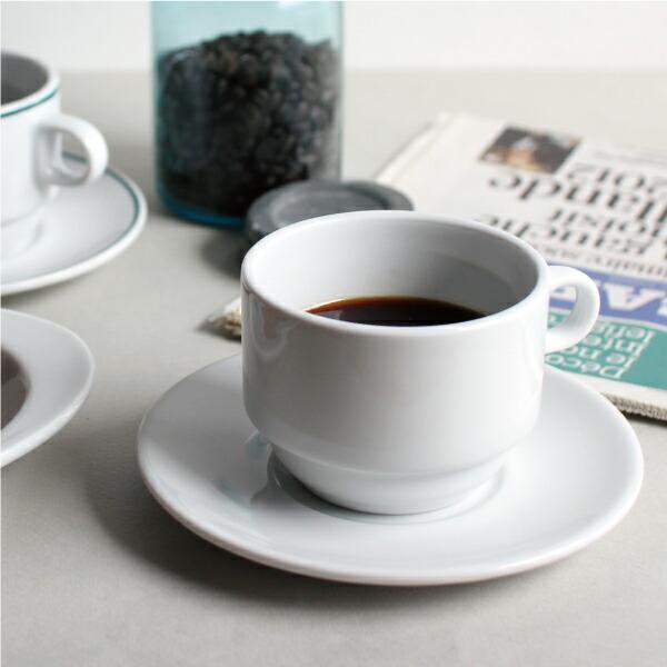 カップ＆ソーサー 磁器 ホワイト 250ml スタッキング シンプル スペイン製 業務用食器 エスプレッソカップ ポルバサル Porvasal | ブランド登録なし | 02