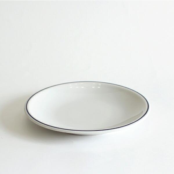 平皿 磁器 フルーツ皿 取り皿ホワイト 20cm シンプル イタリア製 業務用食器 Saturnia サタルニア ローマブルーライン デザートプレート | Saturnia