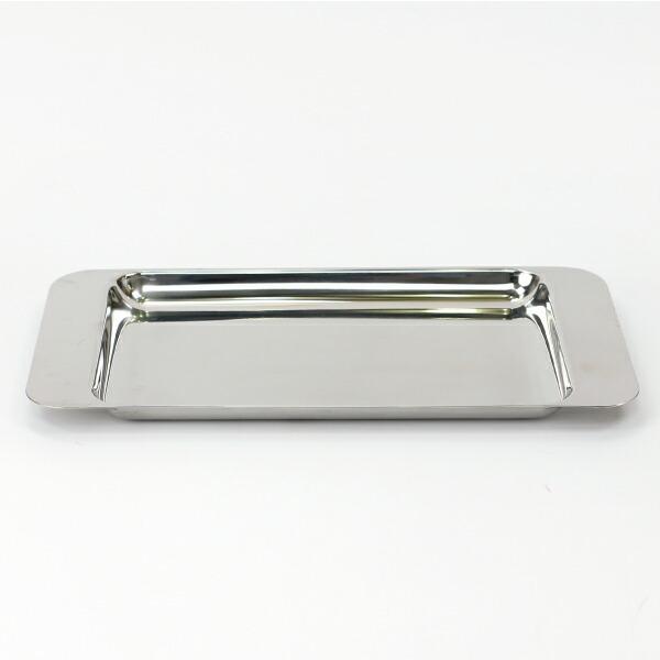 トレイ 平皿 プレート レクタングル 長方形 ステンレス イタリア製 業務用食器 喫茶店 MOTTA モッタ | ブランド登録なし