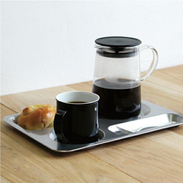 プレート ランチプレート 仕分け皿 カフェトレー ステンレス シンプル グローカルスタンダードプロダクツ Cafe Tray SH  シルバー | GLOCAL STANDARD PRODUCTS | 02