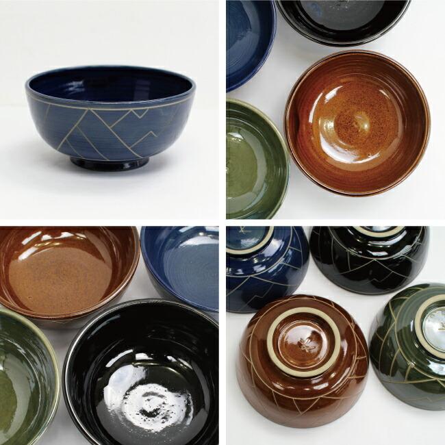 Kamany カマニー DONBURI(KANNAI) どんぶり皿 麺鉢 ボウル やちむん 壺屋焼 沖縄陶器 カンナイ柄 | ブランド登録なし | 01