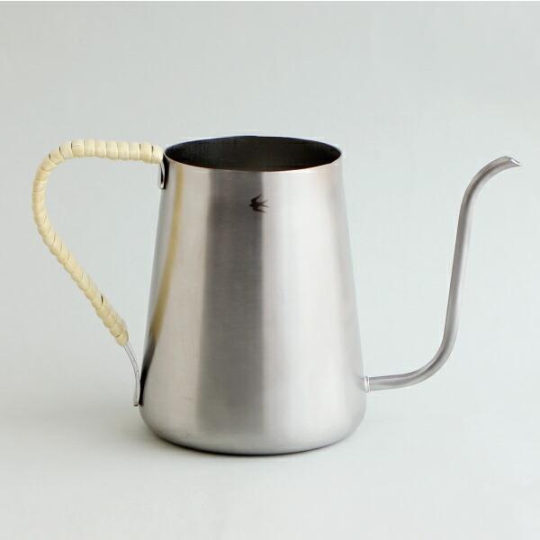 ドリップポット 600ml 2〜4杯分 ステンレス 持ち手ラタン 籐 シンプル スタイリッシュ ツバメ  グローカルスタンダードプロダクツ | GLOCAL STANDARD PRODUCTS