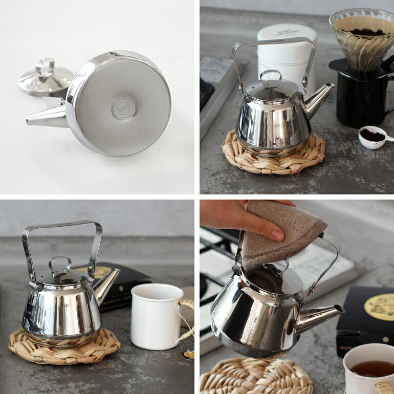 ステンレスケトル ミニケトル やかん ポット 500ml 0.5L シルバー 直火対応 IH対応 フィンランド 北欧 マリシリーズ OPA オパ Mari Stainless Kettle 0.5L | ブランド登録なし | 02