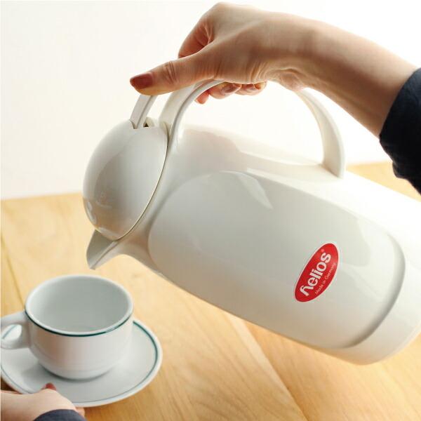 ポット 魔法瓶 ジャグ 保温保冷 ワンプッシュ開閉 ヘリオス helios Relax Push 1.0L リラックスプッシュ | helios（キッチン） | 04